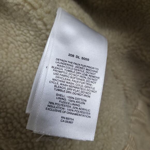 Pacific Trail Women's M Safari Jacket Beige Corduroy Button Up Casual Utility - Picture 8 of 8